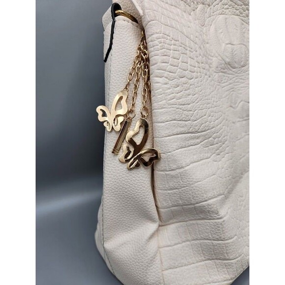 Stylish Cream Shoulder bag with matching wallet- New never been used - Picture 5 of 10